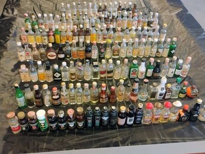 Mini bottle collection