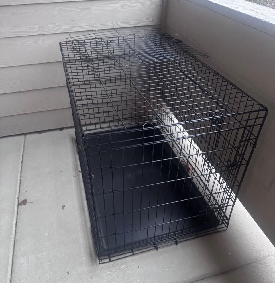 Large Dog Crate Kennel Folding Wire Type