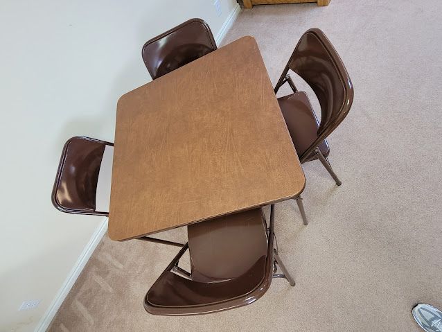 Card Table and 4 chairs