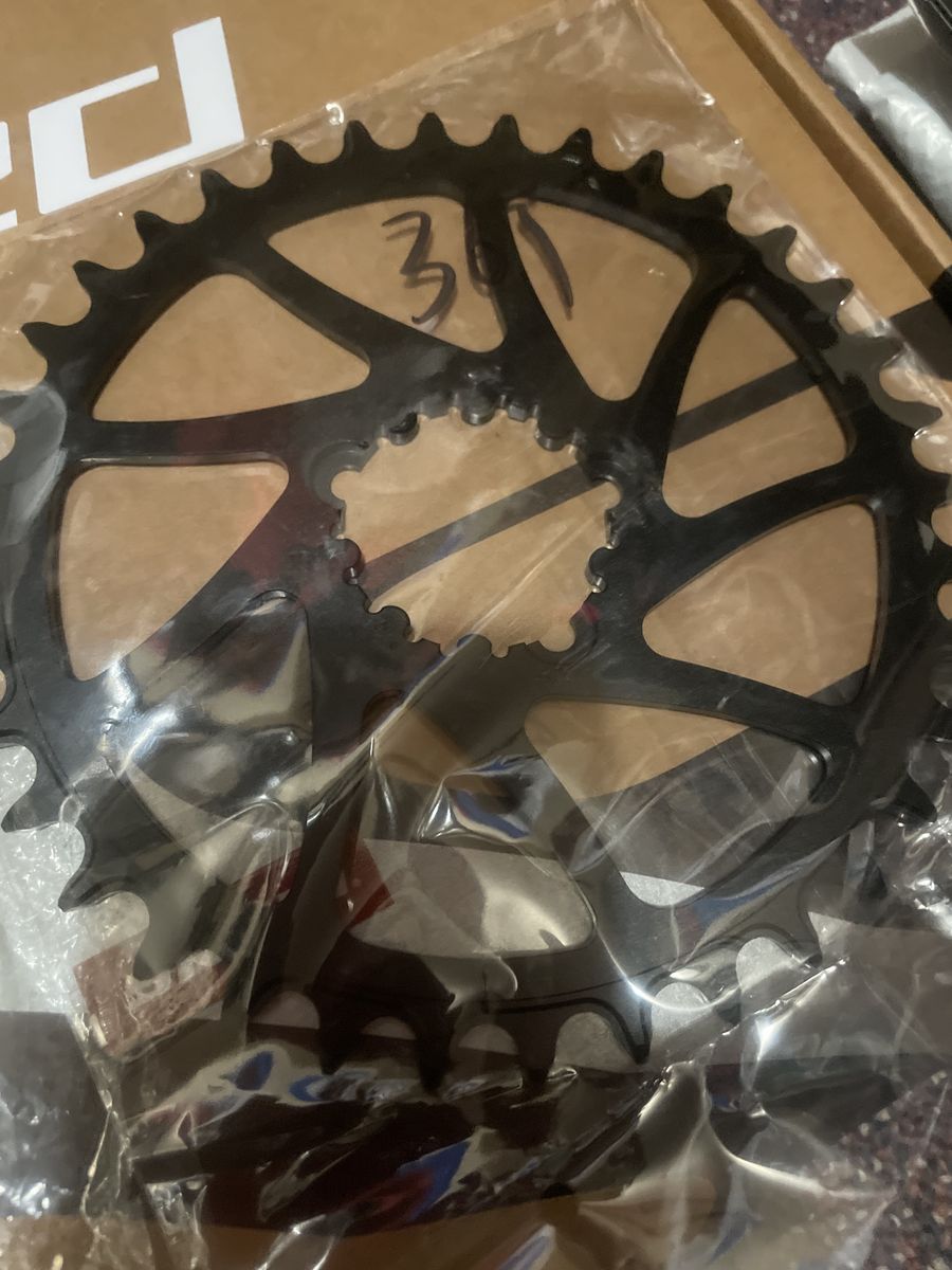36t 0 mm offset GXP chainring