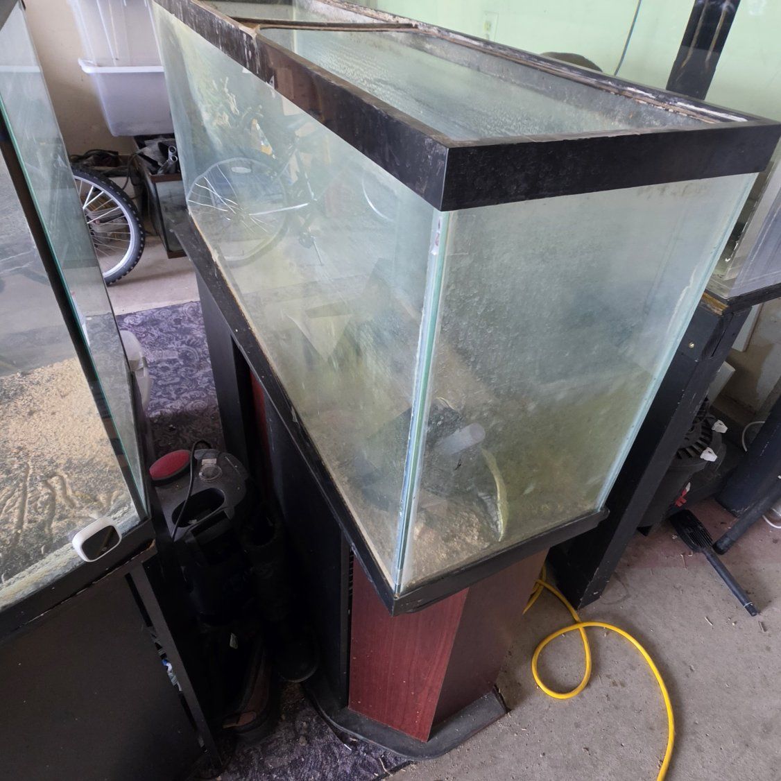 55 gallon with stand no leaks no cracks