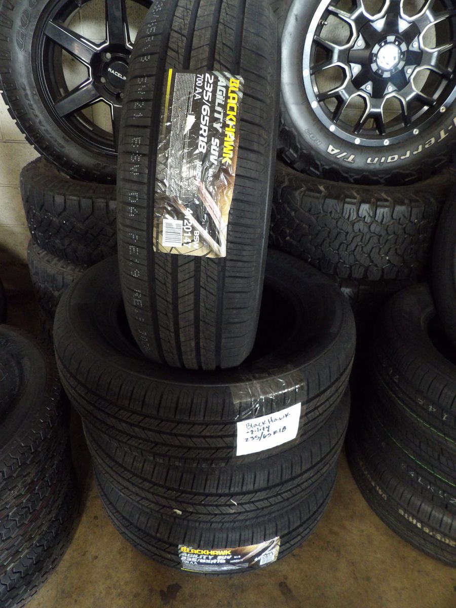 235/65R18 BALCKHAWK AGILITY SUV SET OF NEW TIRES 