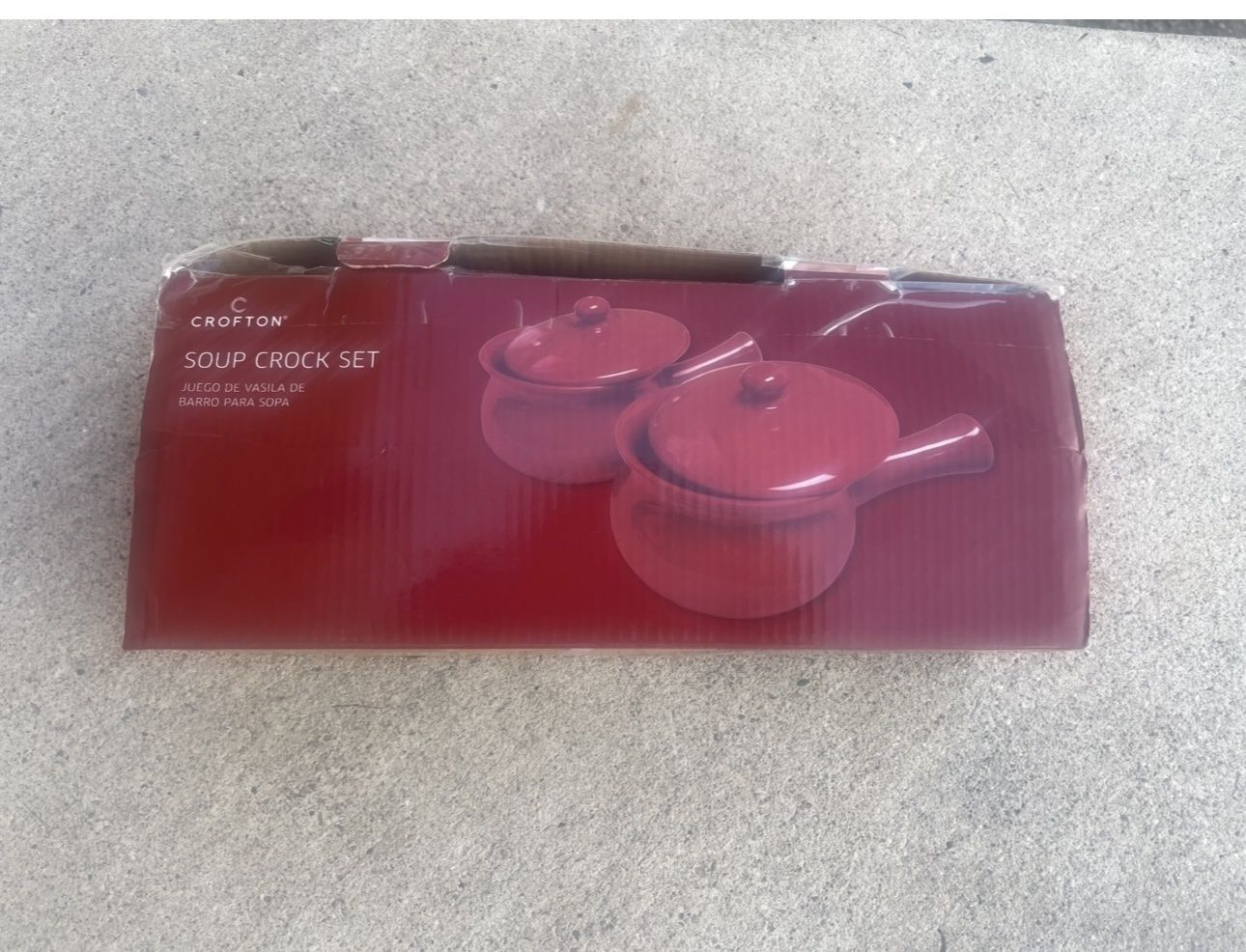 NEW CROFTON SOUP CROCK SET