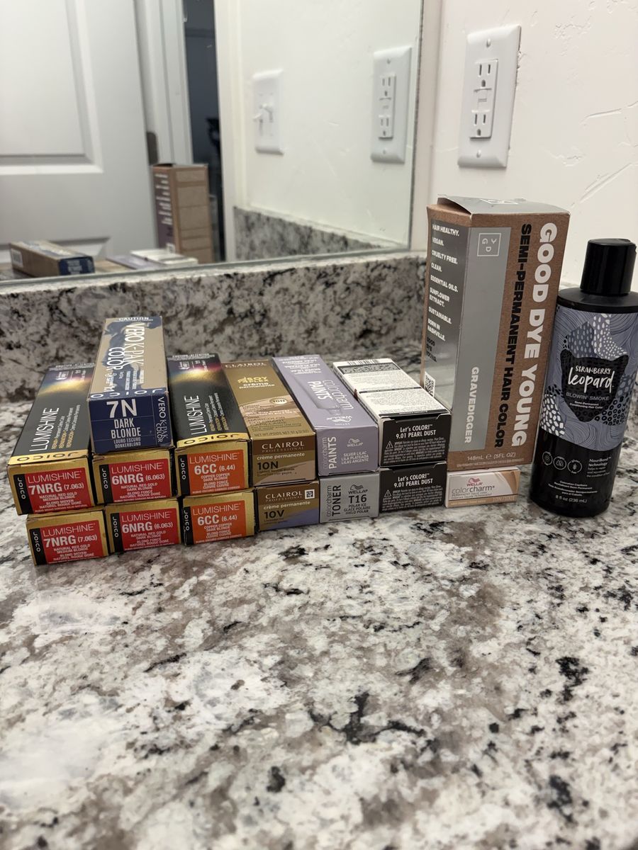 Lot of Professional Hair Color Joico Lumishine Wella Clairol