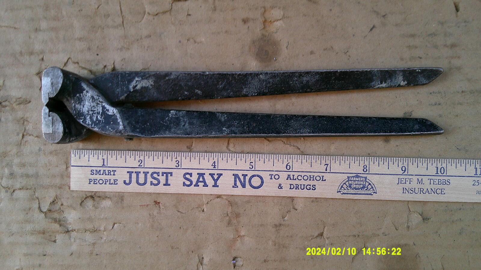 Vintage Nippers 10 Inch Cutting Pliers With Replaceable Cutters USA $15