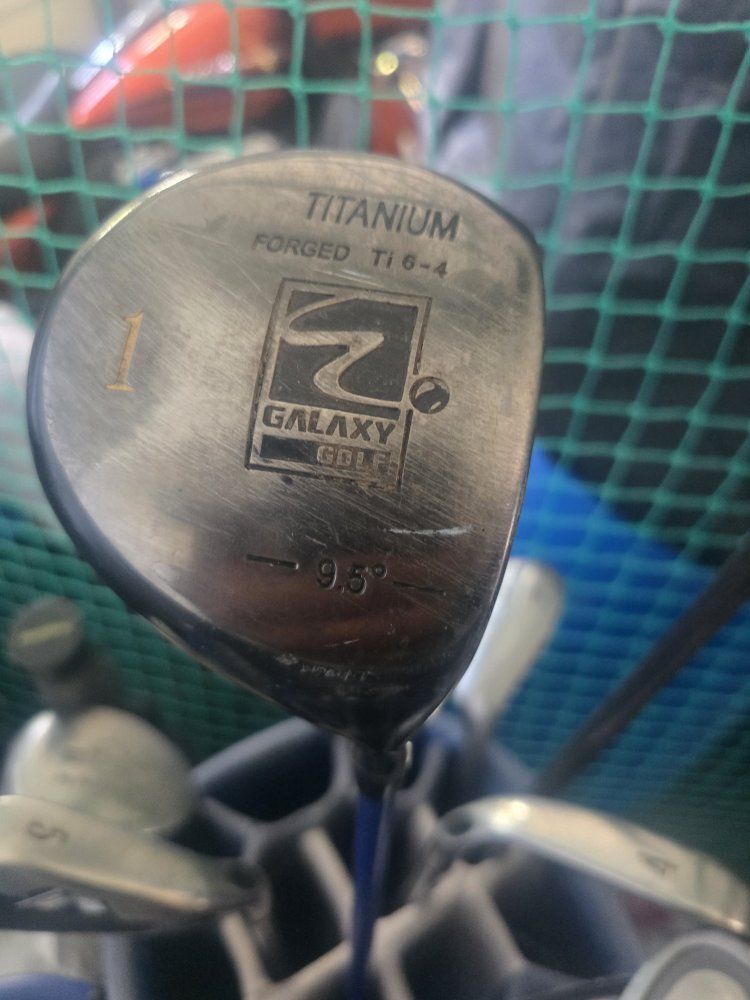 Galaxy Golf Titanium Forged Ti 6-4 1 Wood Driver 9.5 Degree Right Hand