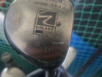 Galaxy Golf Titanium Forged Ti 6-4 1 Wood Driver 9.5 Degree Right Hand