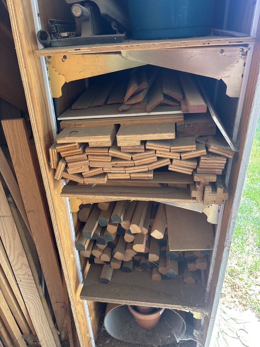 Assorted Scrap Wood & Trim Pieces - Perfect for Crafts, DIY Projects, or Small Repairs