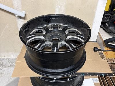6x6.5 20x12 Black Widow rims