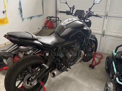 2024 yamaha MT07 only 316 miles