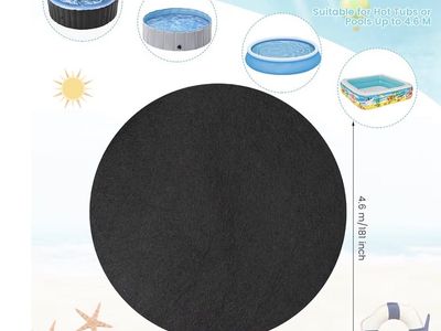 15 ft round pool pad