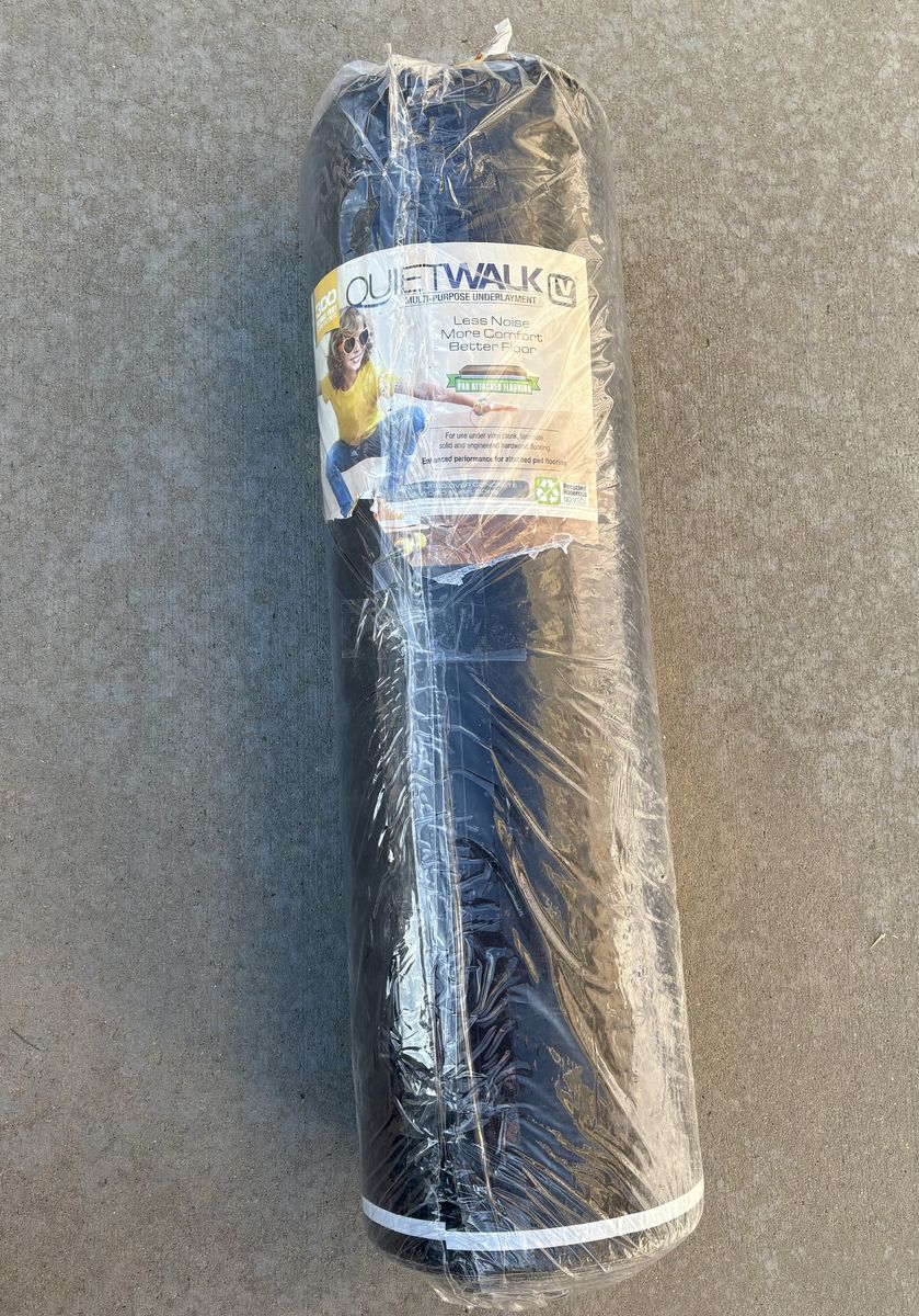 NEW QuietWalk Luxury Vinyl Premium Felt Moisture Resistant Flooring Underlayment