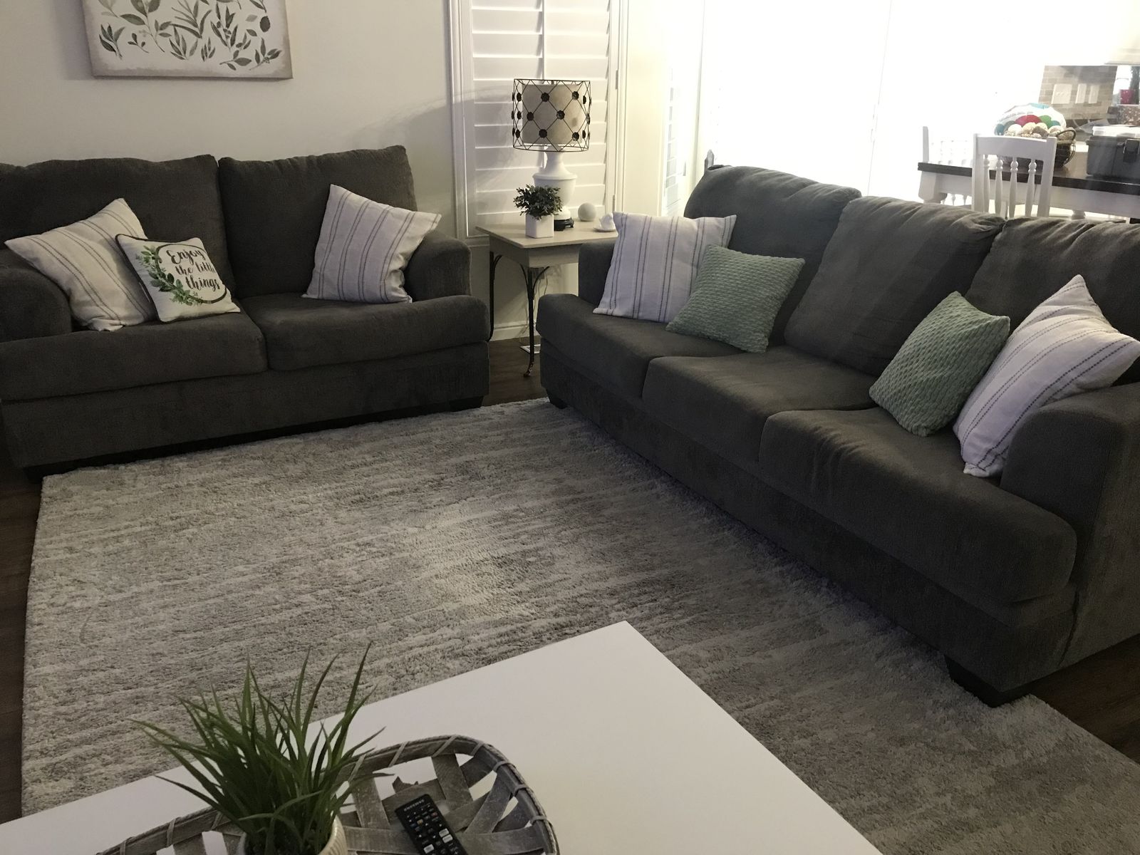Sofa and Loveseat
