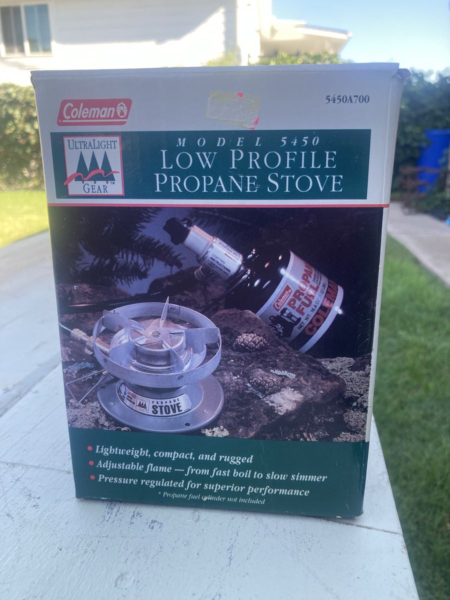Coleman Model 5450 Low Profile Propane Stove - Ultralight Camping Gear