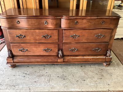 Timeless All Wood 6 Drawer Dresser