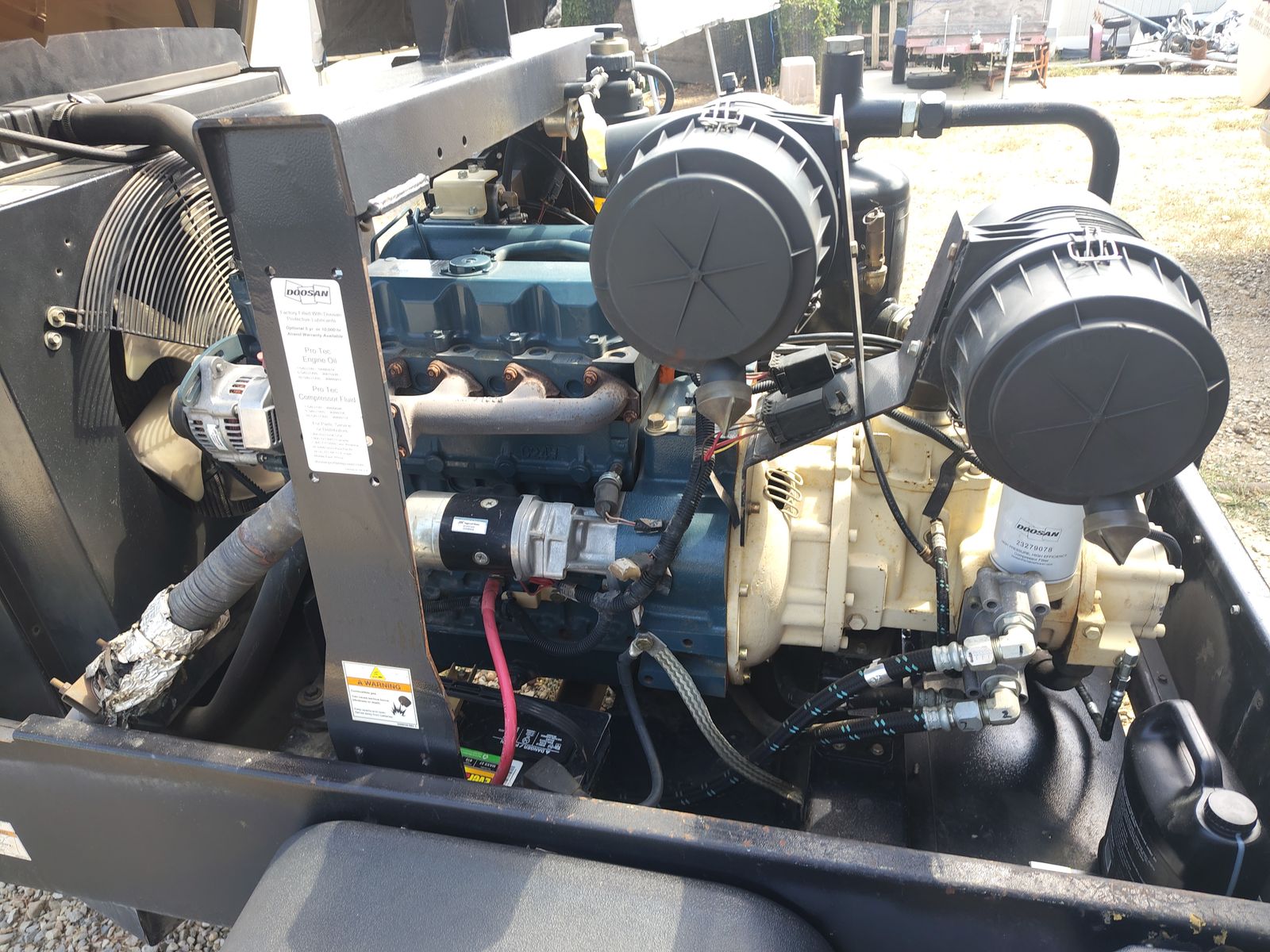 2011 Kubota air compressor 2.4 liter ,c185