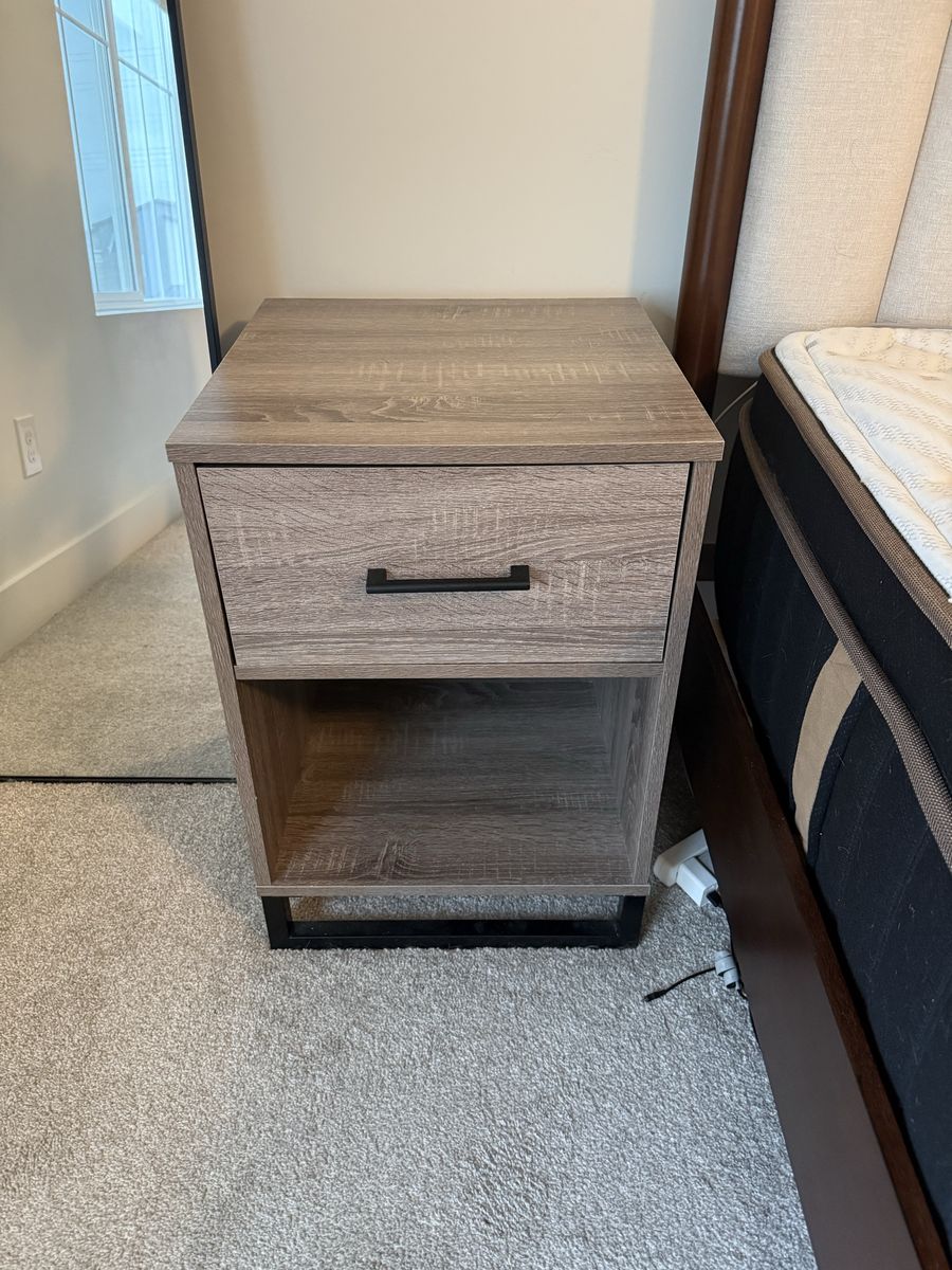 Bedside Tables and Bookshelf