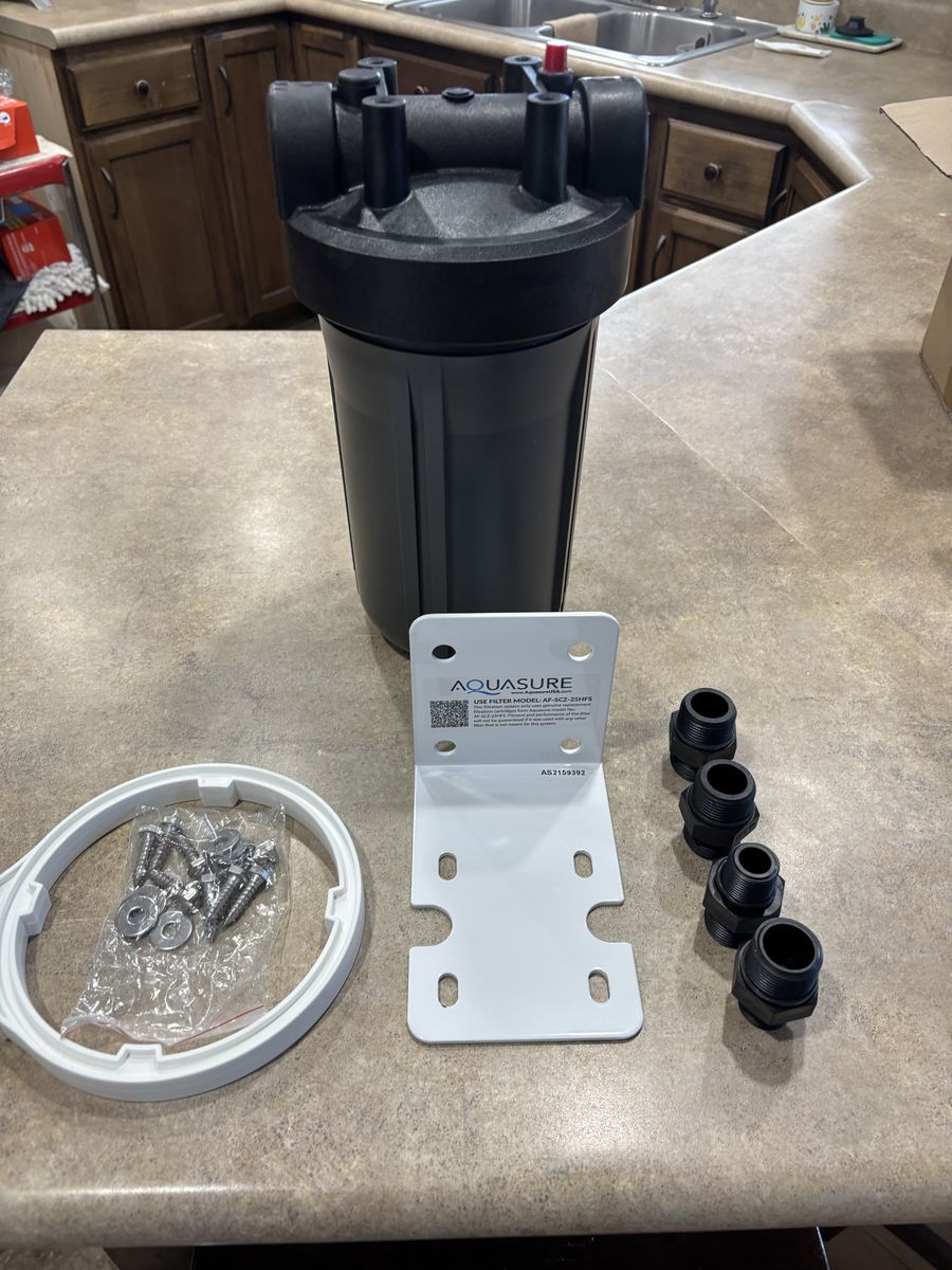 AQUASURE whole house filtration system
