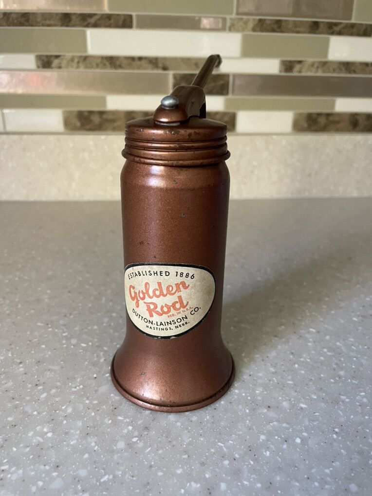 Vintage Golden Rod Pump Oiler