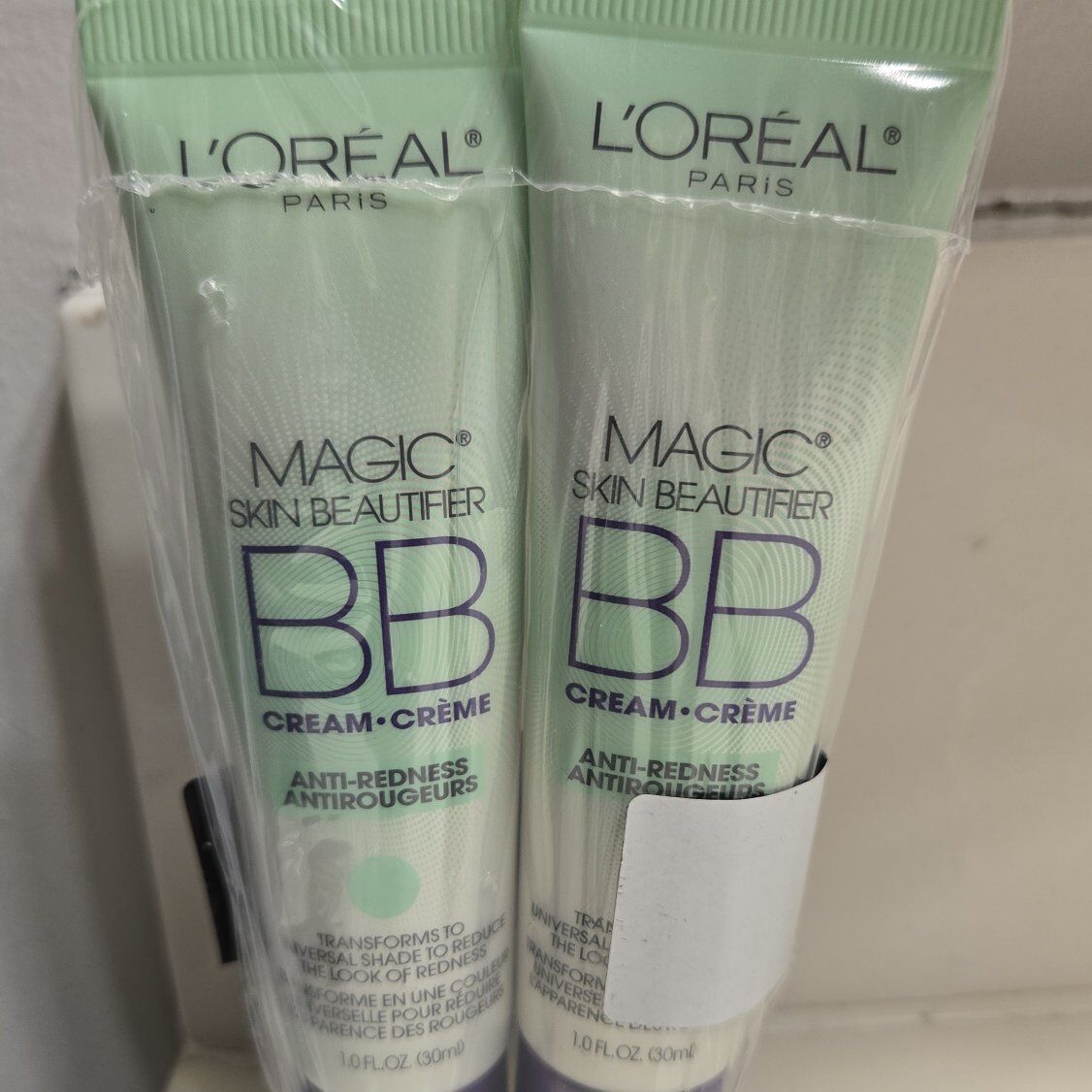 New 2pk Loreal BB Skin Beautifier Anti Redness