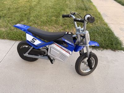 Razor MX350 Electric Dirt Bike - Blue, Used Good