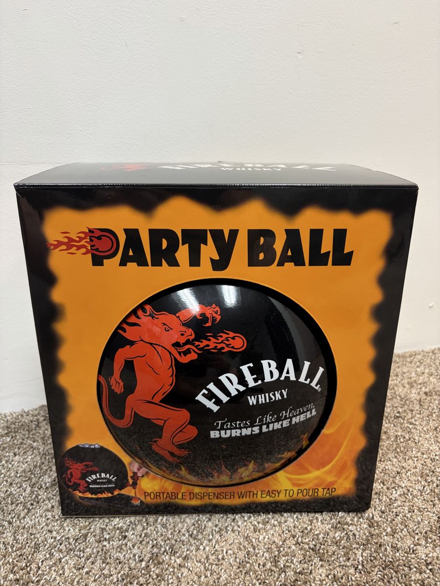 NEW Fireball Party Ball Portable Drink Dispenser