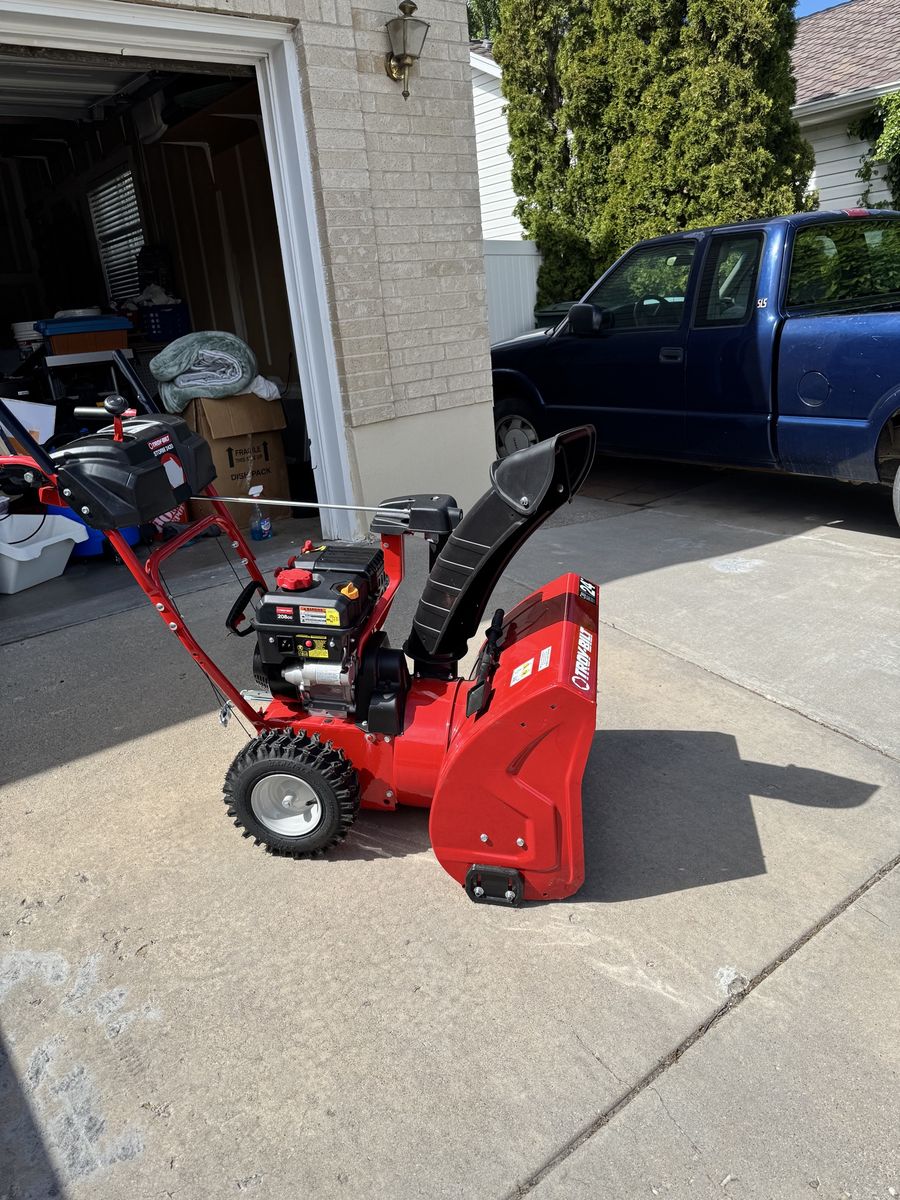 PowerMax 24" 212cc 2-Stage Snowblower - Red, Gas Powered