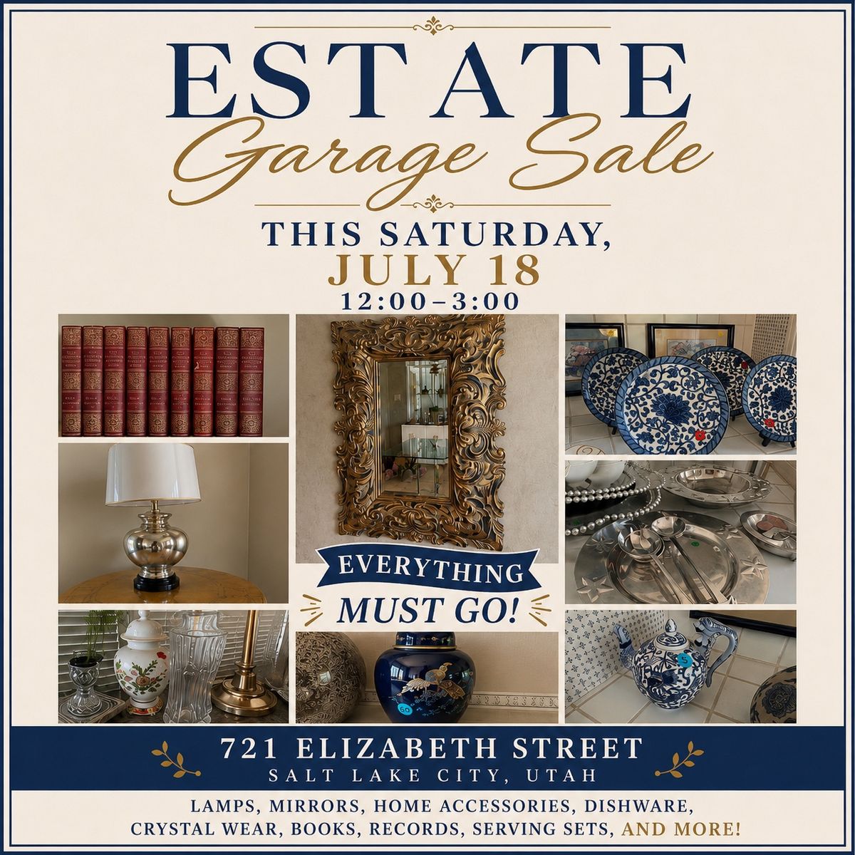 Estate garage sale
