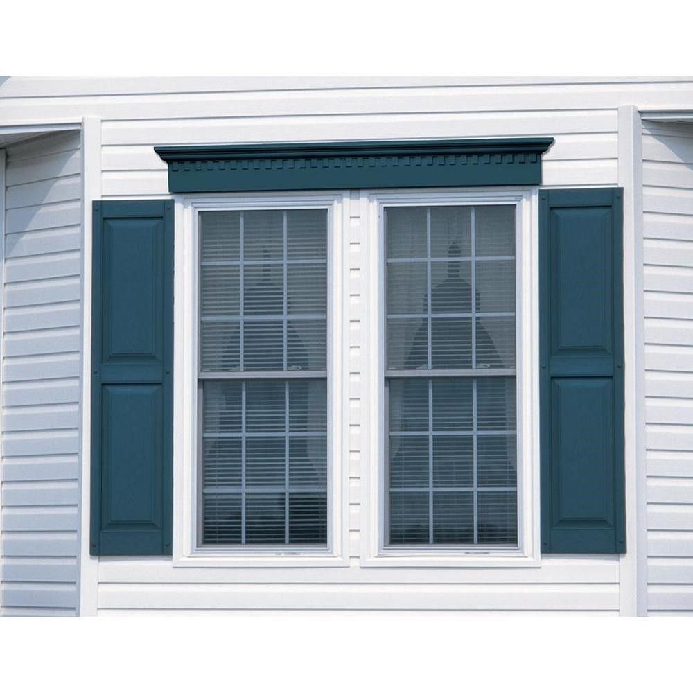 2ct Vinyl Shutters 15x59in