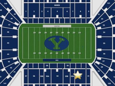 Notre Dame - BYU: Sec 32, lower bowl sideline (2 tix)