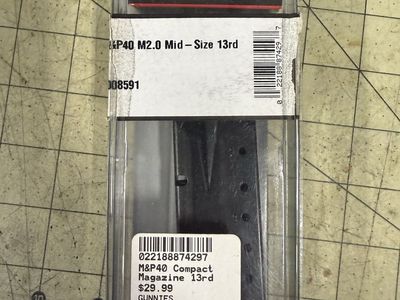 Smith and Wesson M&P .40 13rd magazine