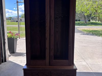 Beautiful custom made gun cabinet