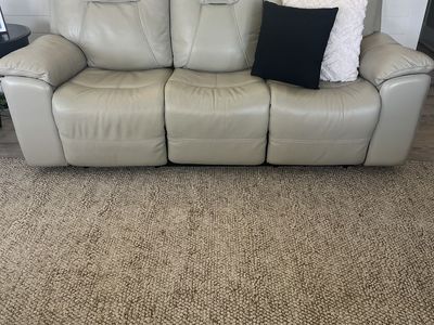 3 piece leather power reclining couch set