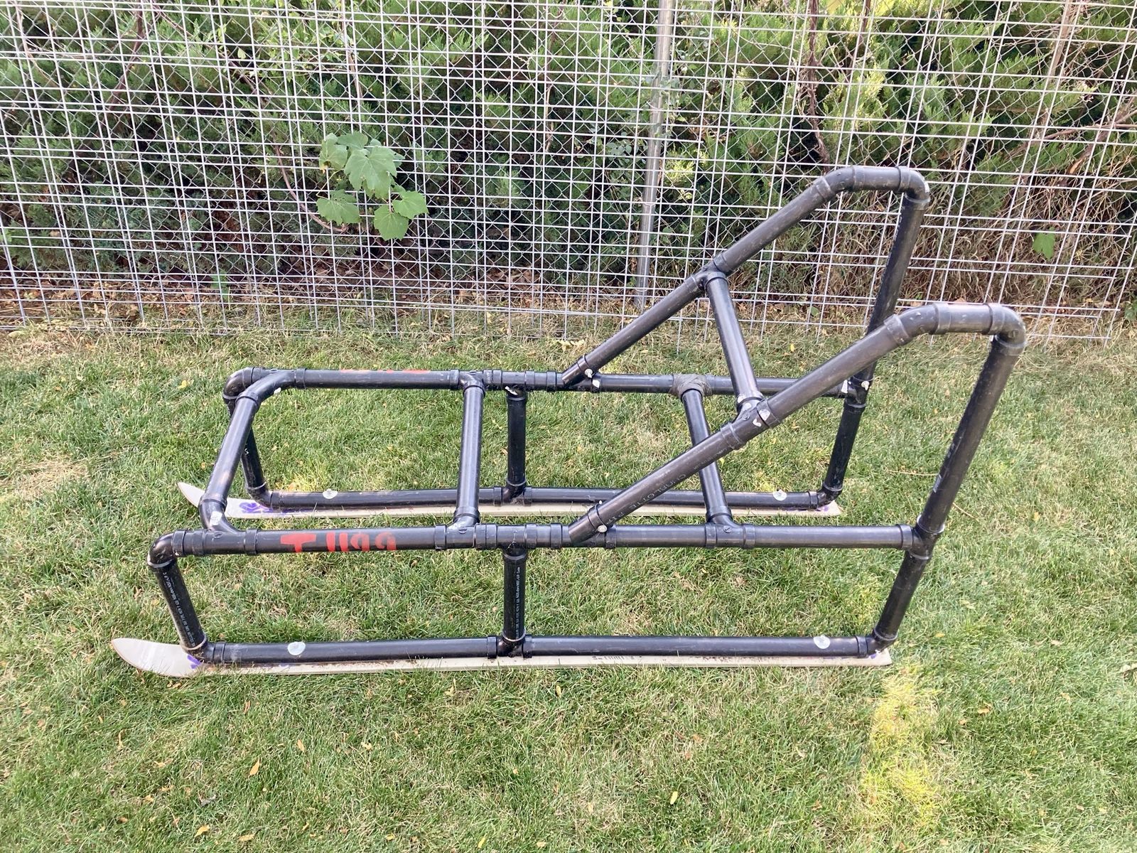 Ski & PVC Pipe Sled/Tobagan