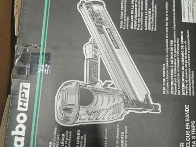 Metabo HPT 3-1/2" 90mm Strip Nailer - Lightweight, Tool-Free Depth Adjustment-Section A