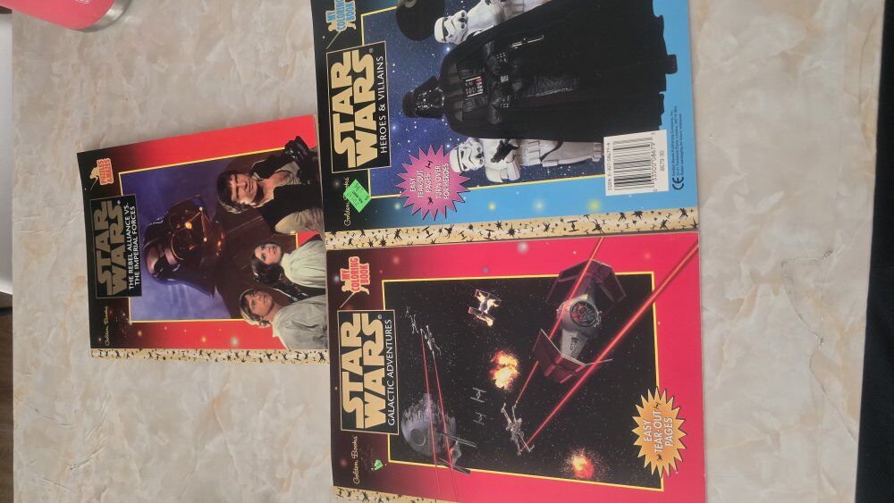 Star Wars color book vintage!!