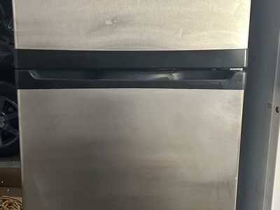 Stainless steel mini fridge