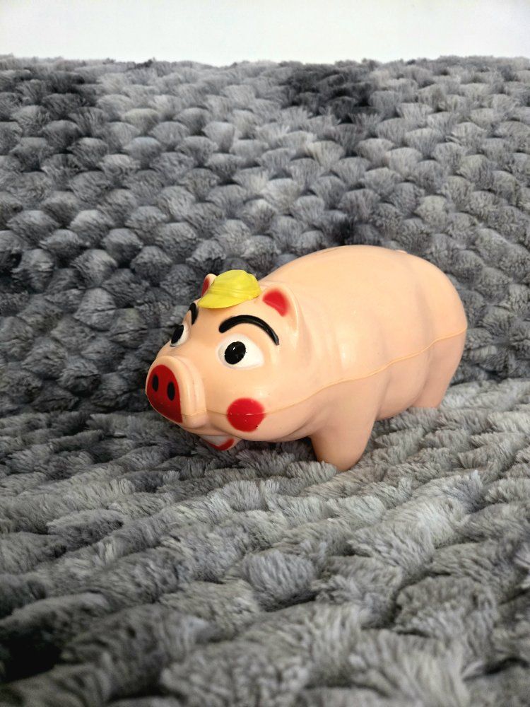 Collectible VTG Wes-Ko Mechanical Piggy Bank - Hat Tips When Coins Inserted! [c. 1950s]