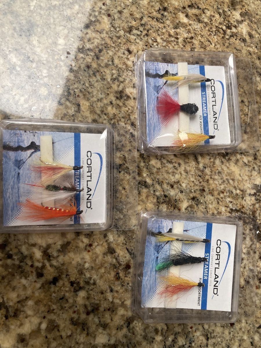 CORTLAND Streamer Fly Assortment Fishing Lures (3-Pack)