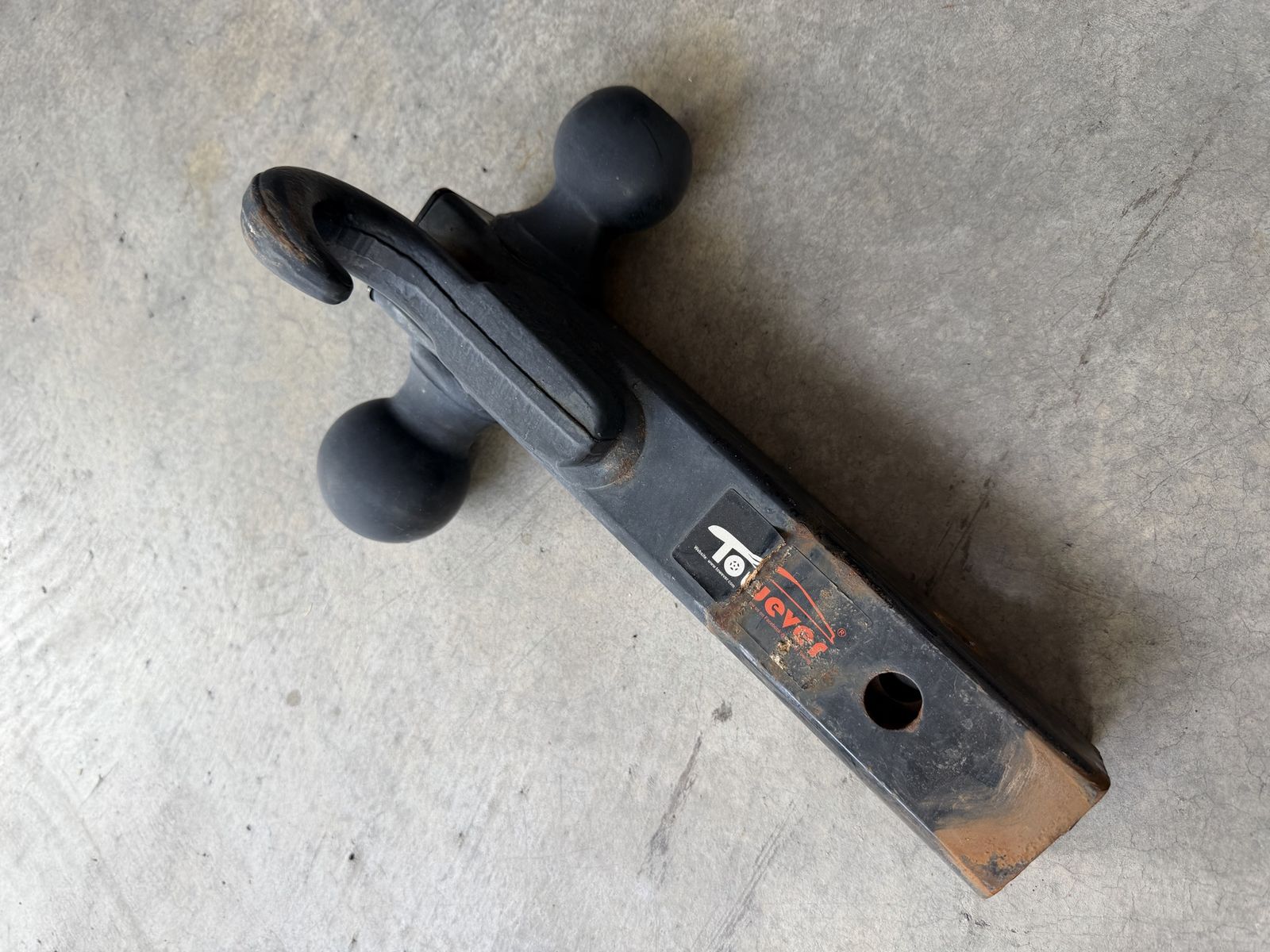 Towever Dual Hitch Ball Mount - 2" & 2-5/16" Balls - Heavy Duty Towing Receiver