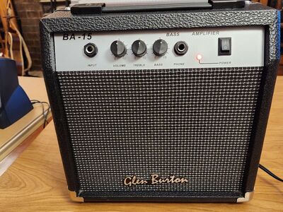 Glen Burton 15 amp BA-15 guitar amplifier. Works great sounds great.