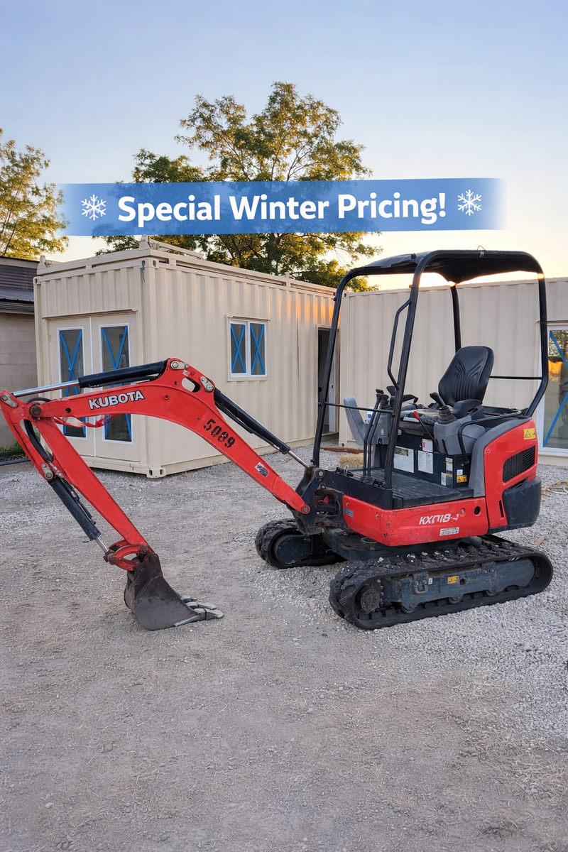 Kubota Mini Excavator Rental – KX018-4