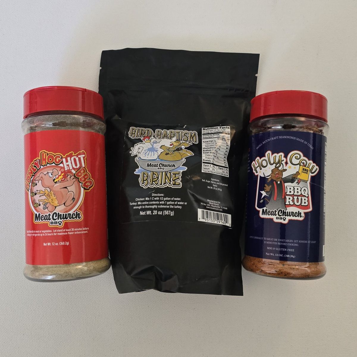NEW BBQ Seasoning Bundle Meat Church Rubs + Brine