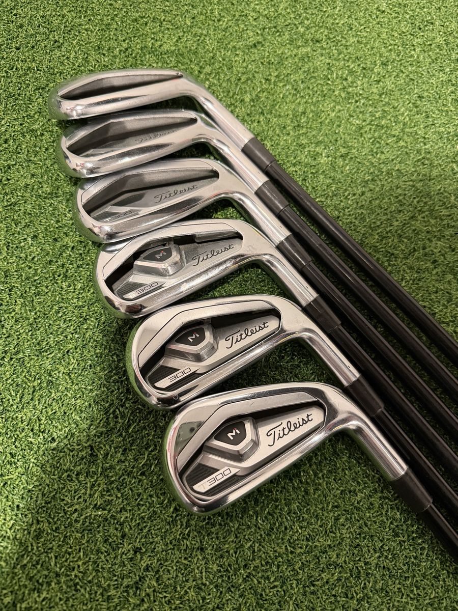 2021 Titleist T300 5-Pw Iron Set MMT 65R Excellent