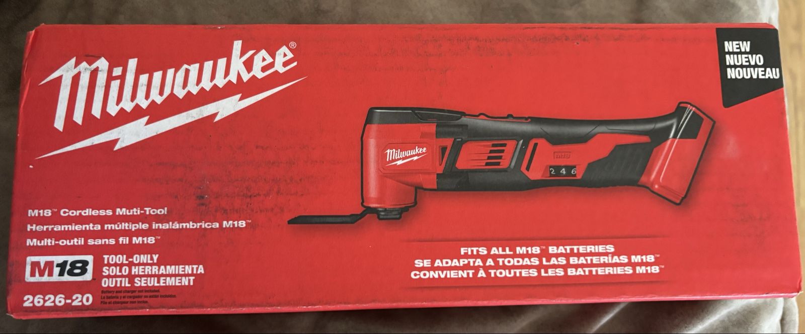 Milwaukee M18 2626-20 Cordless Oscillating Multi-Tool (Tool Only, New)