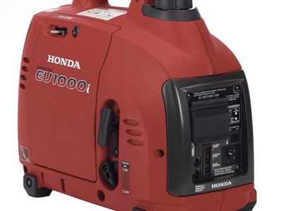 NEW Honda EU1000i Inverter Portable Generator With Cover