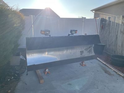 SnowDogg EX75 Snow Plow w/Harness and controller