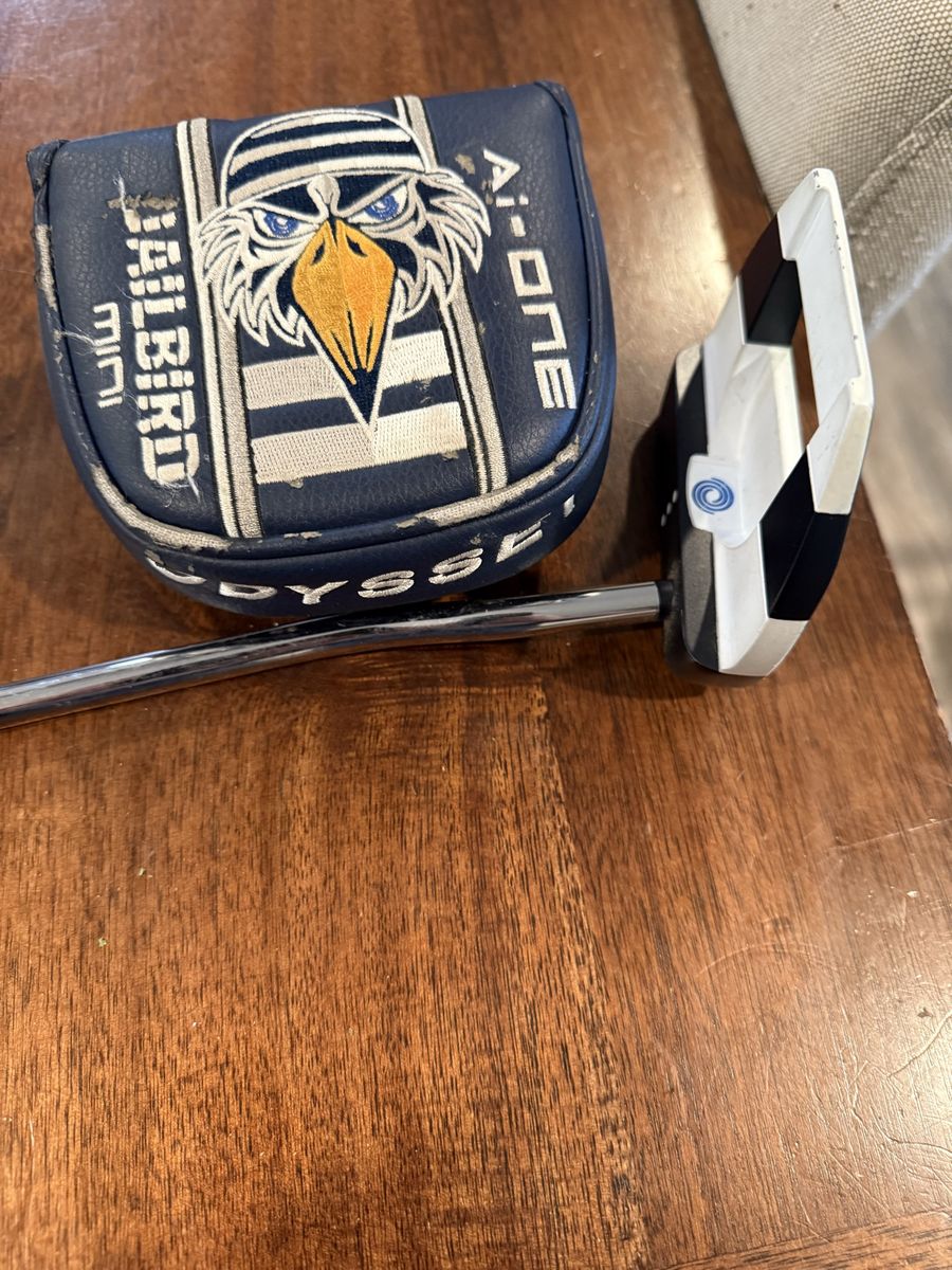 Odyssey Ai-ONE Jailbird Mini Putter with Headcover - Used, Great Condition