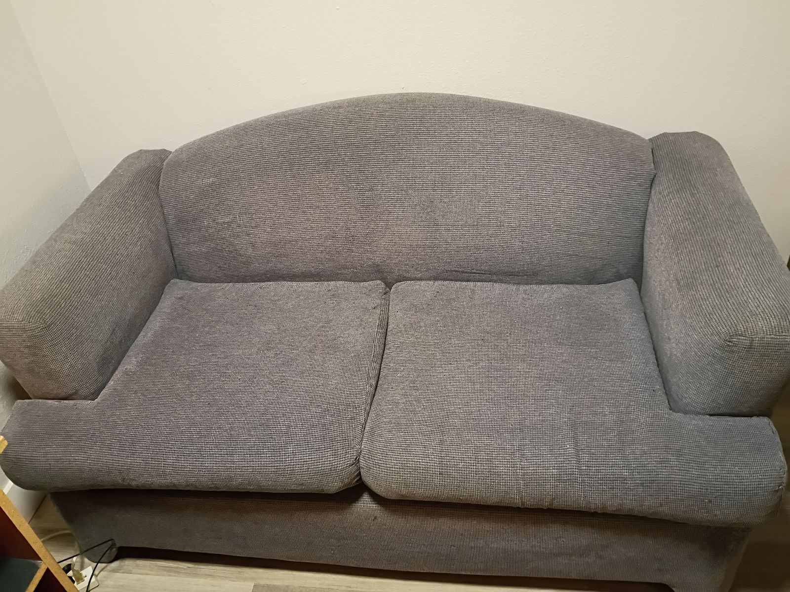 Used Love seat blue/ greyish