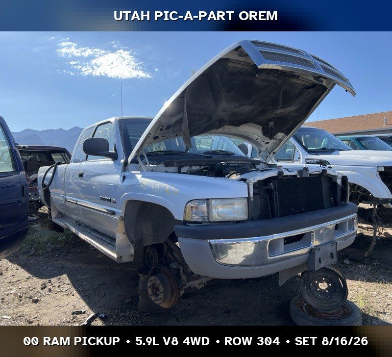 New Arrival - 2000 Dodge Ram Pickup Parts - UTPAP Orem